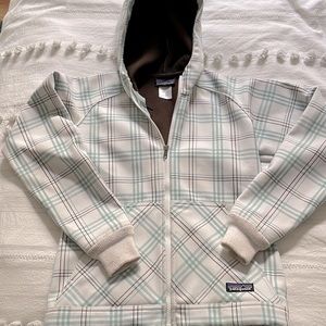 Patagonia fleece snowboard jacket